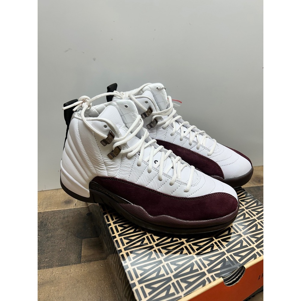 Jordan 12 Retro SP A Ma Maniére Burgundy Crush White DV0702 110 Women 8.5 Men 7 - Picture 3 of 13